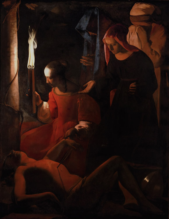 Georges de La Tour St Sebastian Attended by St Irene (mk08)